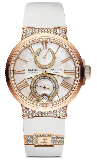 Ulysse Nardin Marine Chronometer Lady Replica Watch Price 1182-160C-3C/490